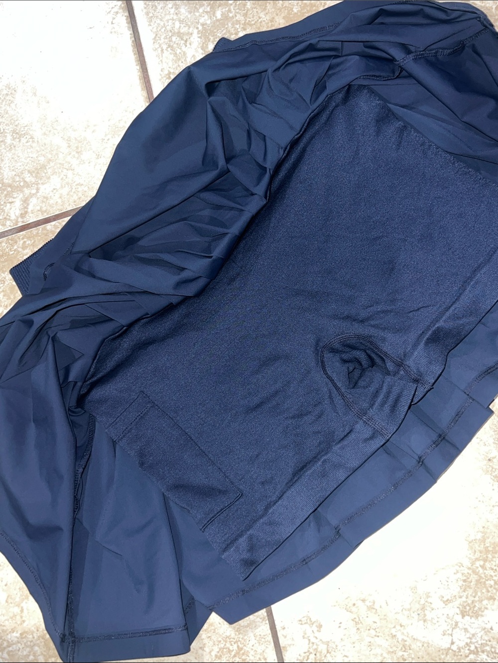 Wilson Navy Pleated Skater Tennis Skirt - Picture 7 of 10